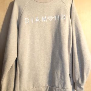 Diamond supply co. cream sweatshirt